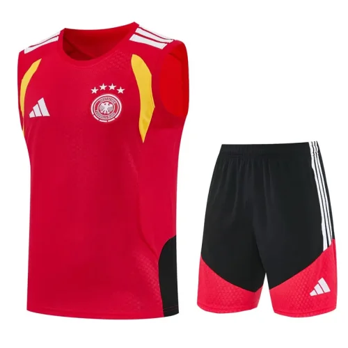 26-27 Germany Red Tank top and shorts suit