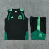 26-27 Mexico Black Tank top and shorts suit
