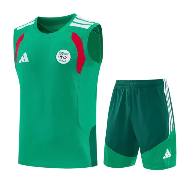 26-27 Algeria Green Tank top and shorts suit