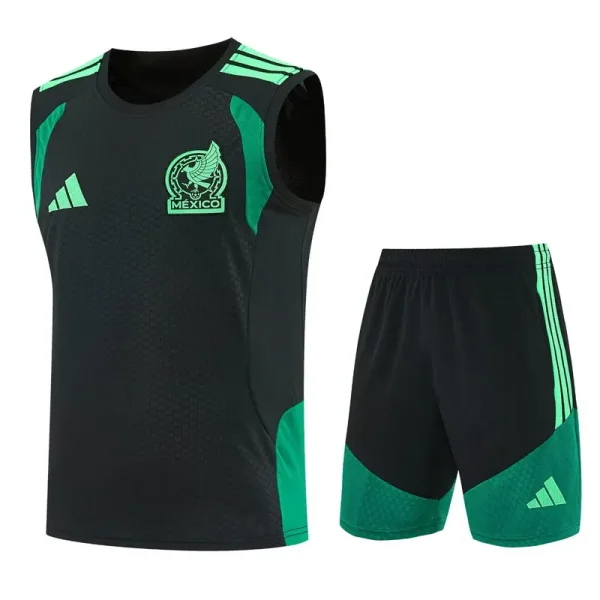 26-27 Mexico Black Tank top and shorts suit