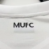 2010-2011 Man Utd Away White Retro Soccer Jersey (决赛字)