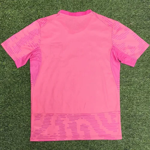 26-27 Portugal Pink Goalkeeper Fans Soccer Jersey