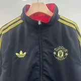 25-26 Man Utd Black & Red Double Sided Windbreaker (双面风衣)