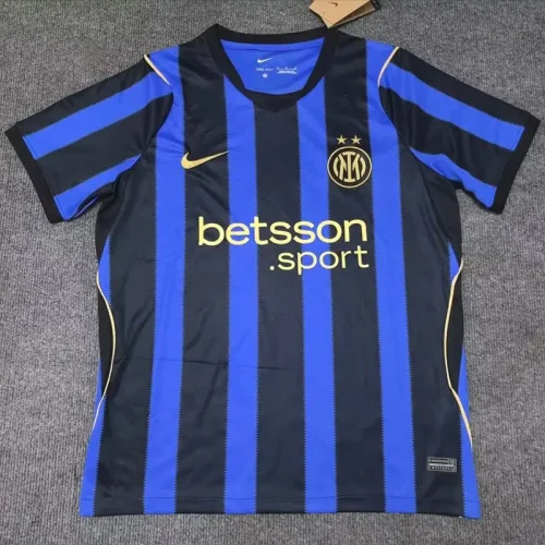26-27 INT Blue Black Special Edition Fans Soccer Jersey