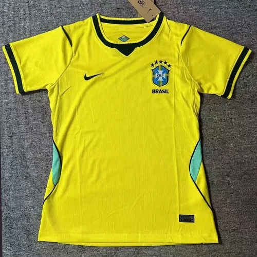 26-27 Brazil Home Women Soccer Jersey (女)