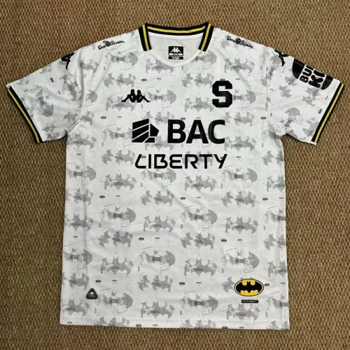 25-26 Deportivo Saprissa Batman White Fans Soccer Jersey (蝙蝠侠)