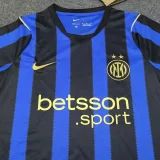 26-27 INT Blue Black Special Edition Fans Soccer Jersey