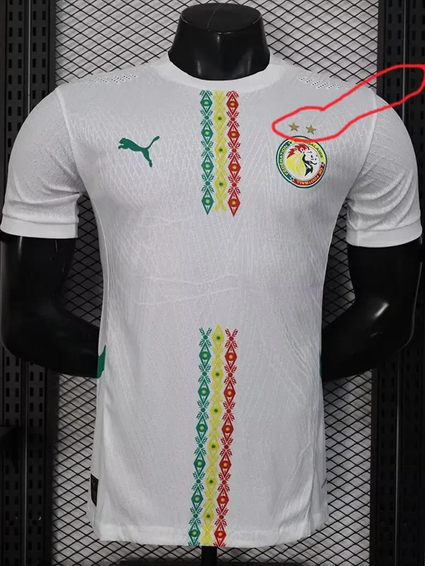 24-25 Senegal Home Player Version Soccer Jersey (Stars 2 星)