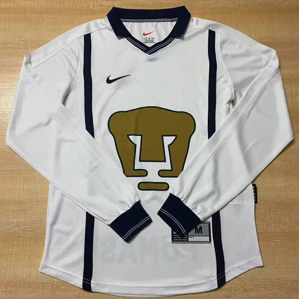 1999-2000 Pumas UNAM Home Long Sleeve Retro Soccer Jersey (长袖)