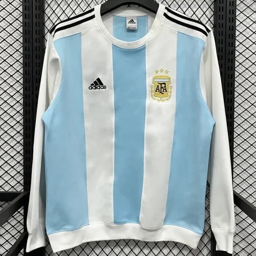 25-26 Argentina Blue white Hoodie (无帽卫衣)