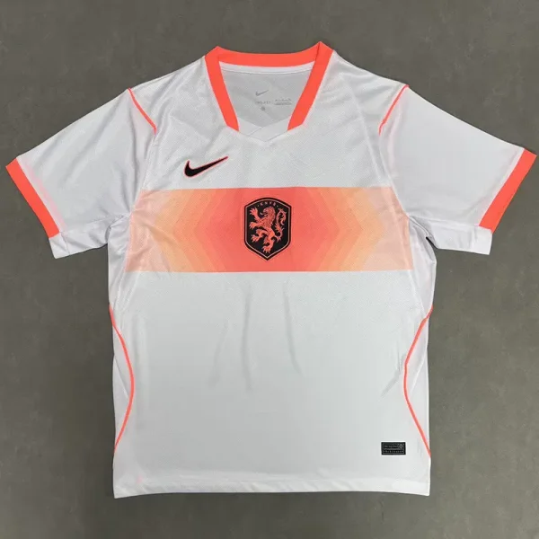 26-27 Netherlands White Fans Soccer Jersey