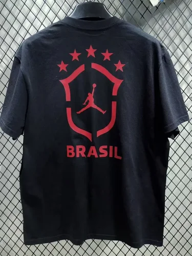 25-26 Brazil Black T-Shirt