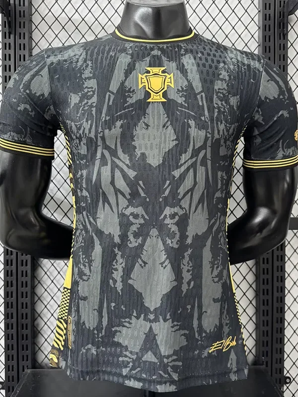 25-26 Portugal Black Gold Special Edition Player Version Training shirts