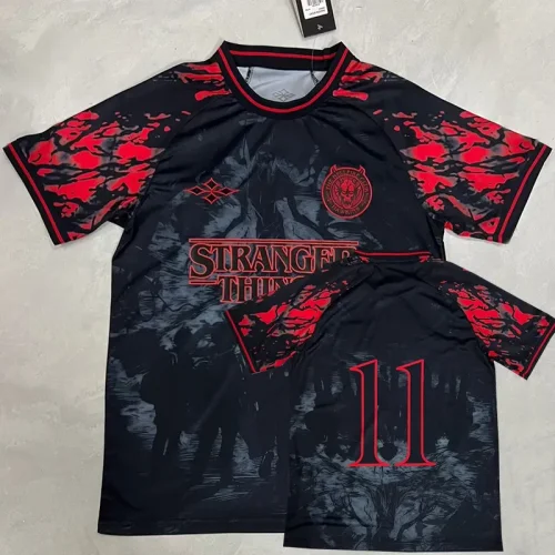 2026 The Helfire Club Hawkins Stranger things Concept Black Training shirts