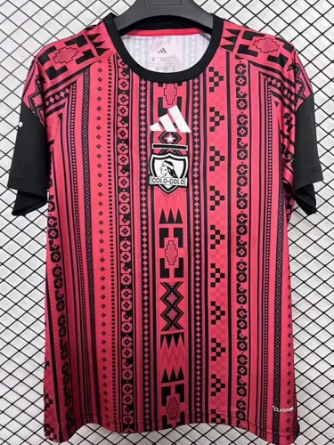 26-27 Colo-Colo Red Black Training shirts