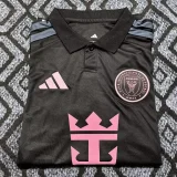25-26 Inter Miami Black Polo Short Sleeve