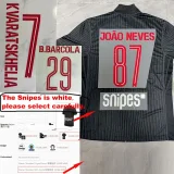 25-26 PSG Jordan Fourth Player Version Soccer jersey