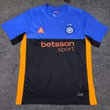 26-27 INT Blue Black Yellow Special Edition Fans Soccer Jersey