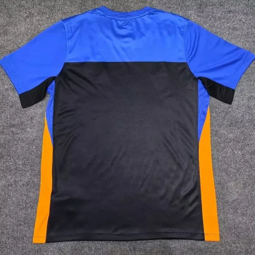 26-27 INT Blue Black Yellow Special Edition Fans Soccer Jersey