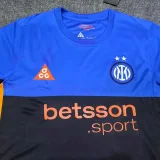 26-27 INT Blue Black Yellow Special Edition Fans Soccer Jersey