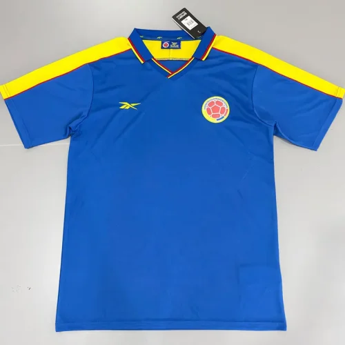 1998 Colombia Away Retro Soccer Jersey