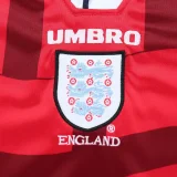 1998 England Away Kids Retro Soccer Jersey