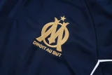 25-26 Marseille Royal blue Half Pull Tracksuit #B25153(半拉链)