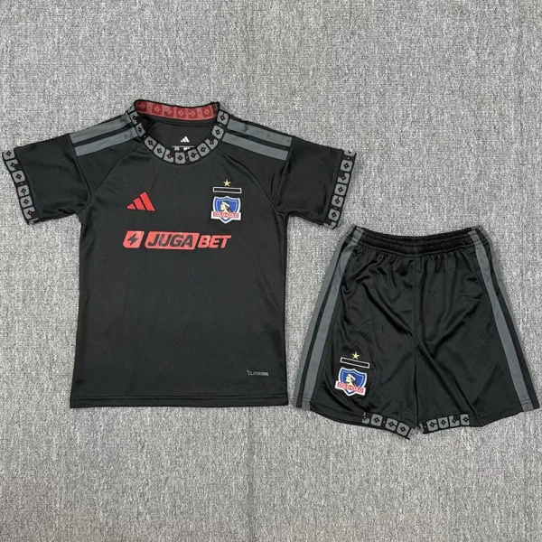 26-27 Colo-Colo Away Kids Soccer Jersey