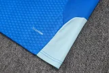 26-27 Cruzeiro Fancy blue Tank top and shorts suit #D26006