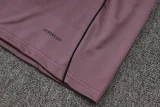 25-26 RMA Gray Purple Half Pull Tracksuit #B25151(半拉链)