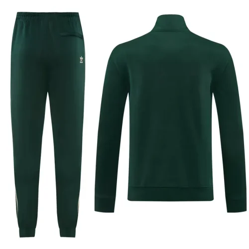 2026 AD Dark green Jacket Tracksuit #AJ24