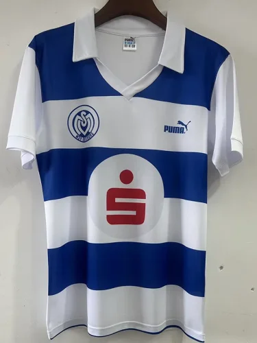 1990 Duisburg FC Home Retro Soccer Jersey