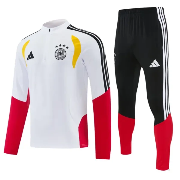 26-27 Germany White Half Pull Tracksuit (半拉链)