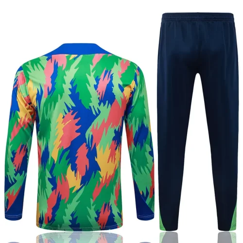 25-26 Brazil Green Half Pull Tracksuit #B25155(半拉链)