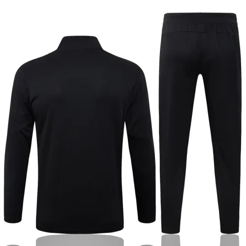 25-26 Man City Black Kids Half Pull Tracksuit #E25231(童装)(半拉链)