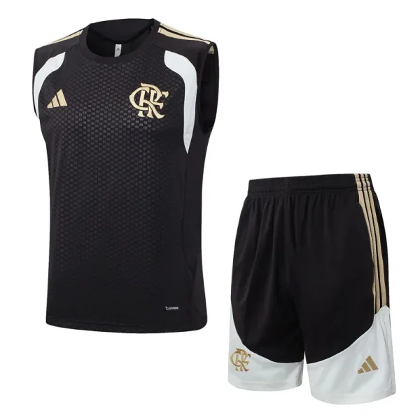 26-27 Flamengo Brown Tank top and shorts suit #D26011