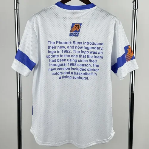 2026 SUNS White Retro High Quality Casual T-Shirt #MN