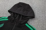 26-27 Mexico Black Hoodie Jacket Tracksuit