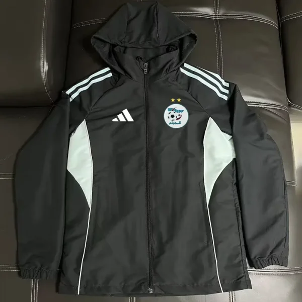26-27 Algeria Black Windbreaker