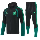 26-27 Mexico Black Hoodie Jacket Tracksuit