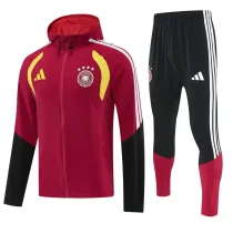 26-27 Germany Red Hoodie Jacket Tracksuit