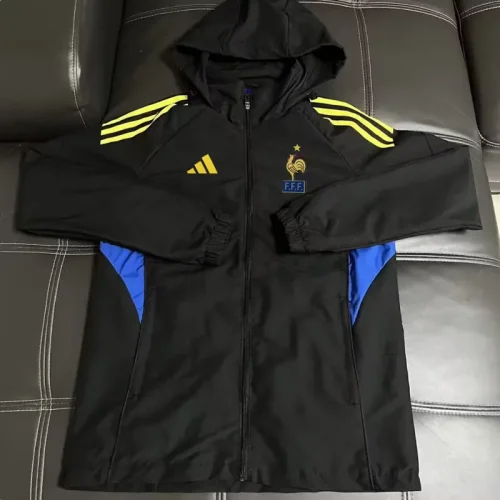 26-27 France Black Windbreaker