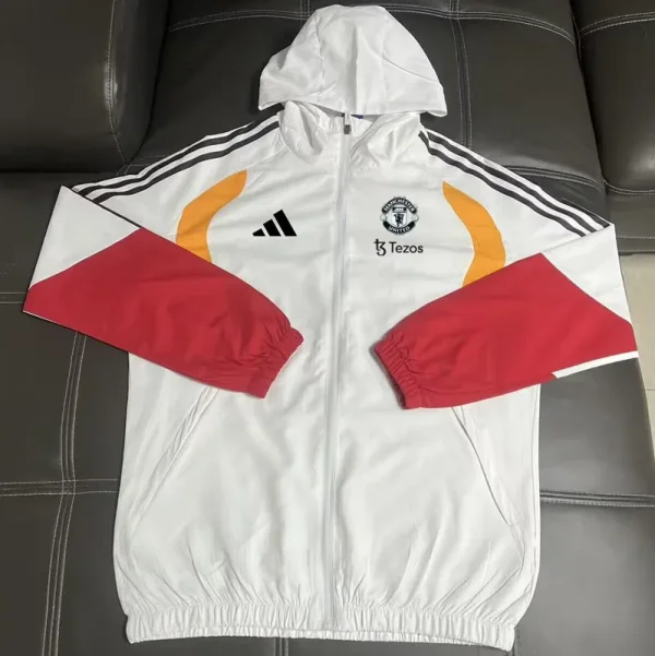 26-27 Man Utd White Windbreaker
