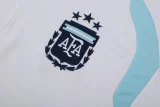 26-27 Argentina White Half Pull Tracksuit (半拉链)
