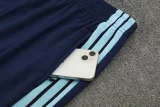26-27 Argentina White Half Pull Tracksuit (半拉链)
