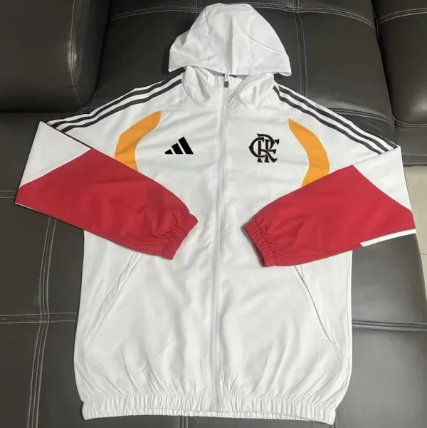 26-27 Flamengo White Windbreaker