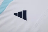 26-27 Argentina White Half Pull Tracksuit (半拉链)