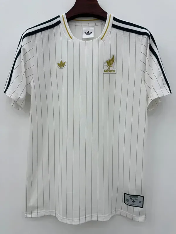 25-26 Mexico White Casual Edition Fans Training shirts