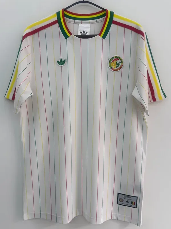 25-26 Senegal White Casual Edition Fans Training shirts