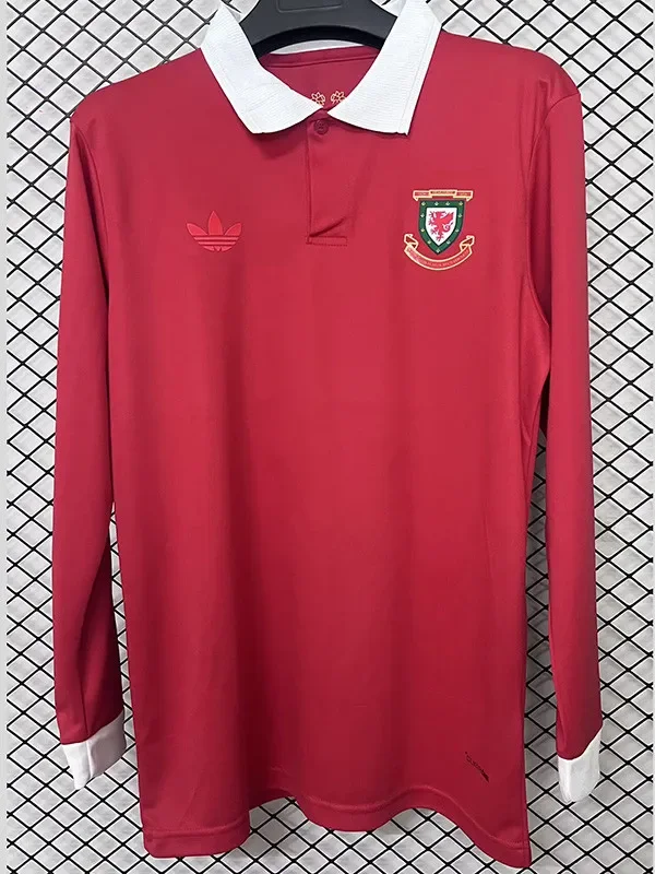 2026 Wales 150th Anniversary Long Sleeve Soccer Jersey (长袖)